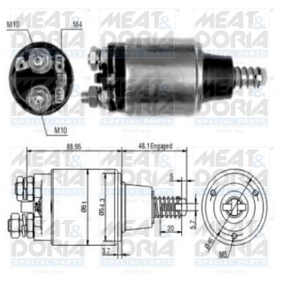 Solenoid Switch, starter